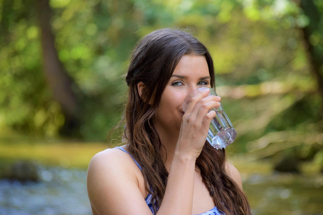 Woman, hydrotherapy, drink — Customize it With Custom Label Applicators