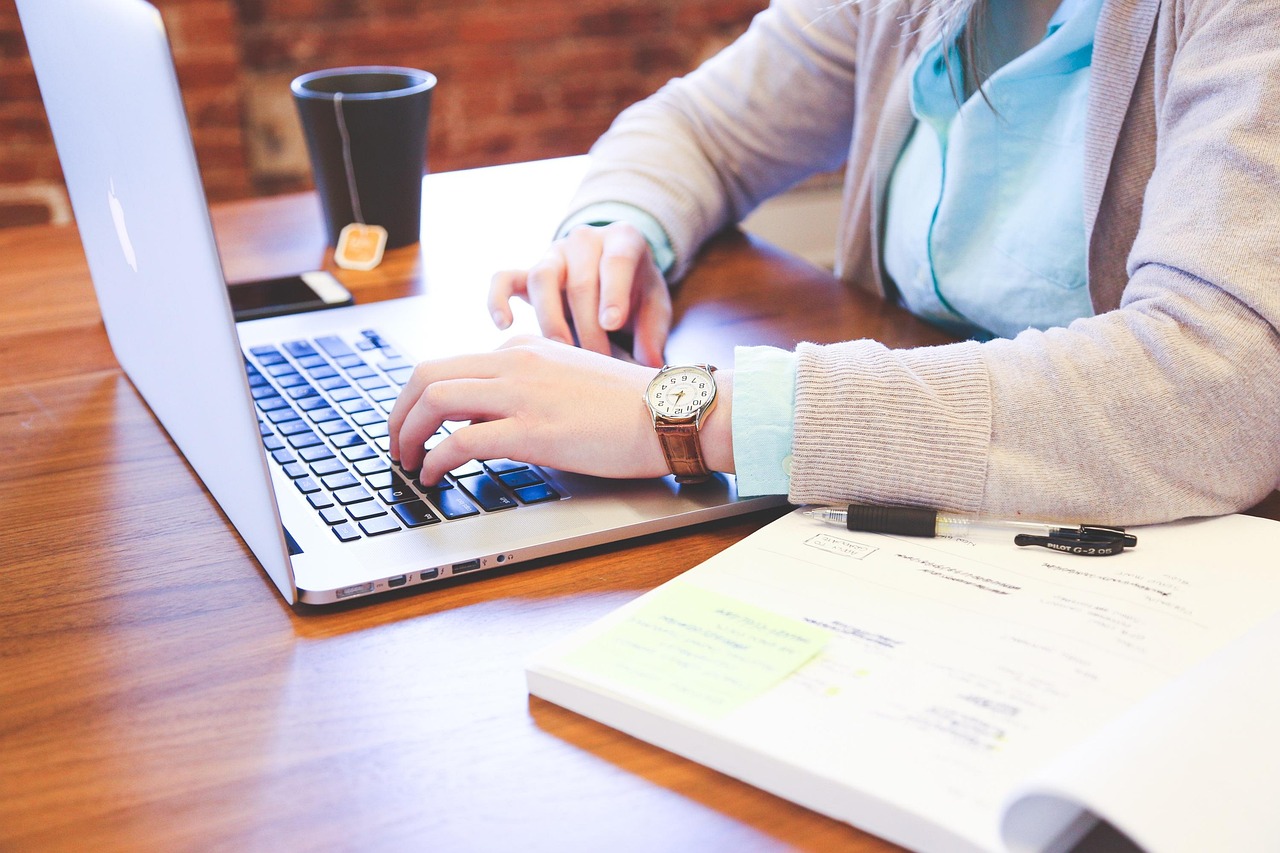 Student, typing, keyboard — Recycle HDPE for Smarter Waste Management Solutions